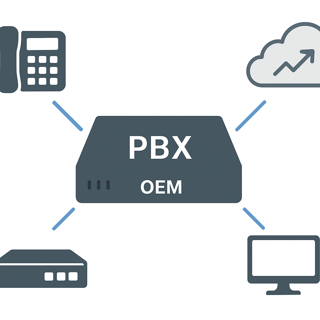OEM開発できるPBX
